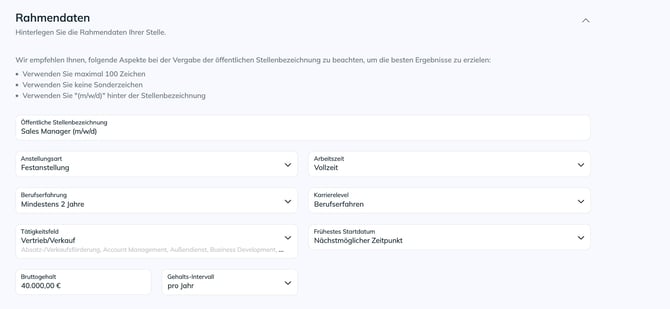 Stellenanzeigen erstellen - 9